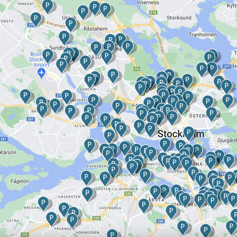 Hyrbilar nära dig